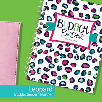 Budget Binder™ Bill Tracker Financial Planner Leopard Budgeting by Denise Albright® | Fleurcouture