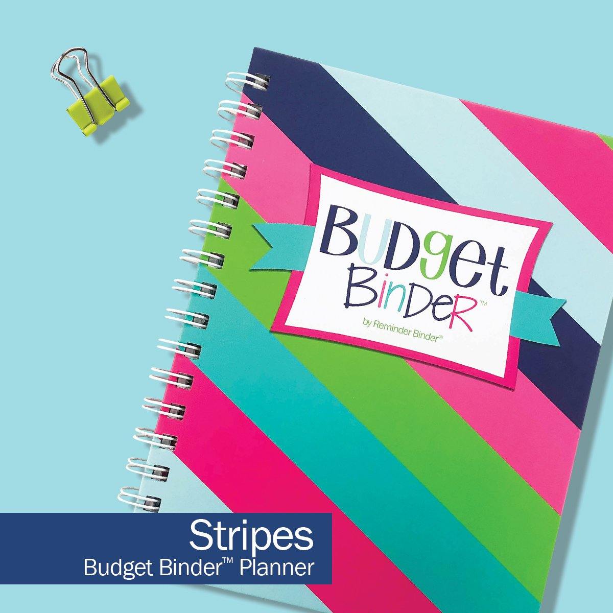 Budget Binder™ Bill Tracker Financial Planner Stripes Budgeting by Denise Albright® | Fleurcouture