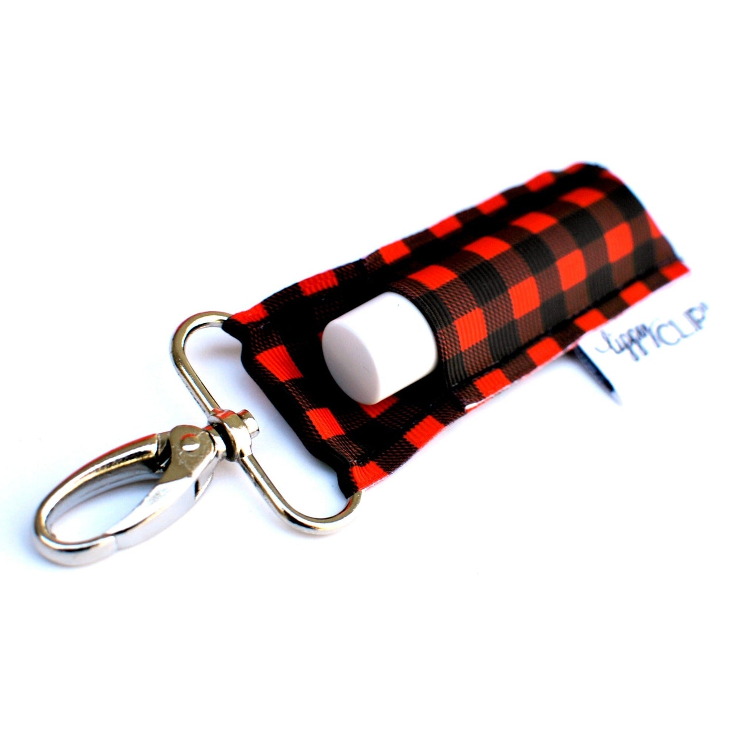 Buffalo Plaid LippyClip® Lip Balm Holder Retail by LippyClip® | Fleurcouture