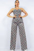 Bustier Top & Wide Pants Set by Fleurcouture | Fleurcouture