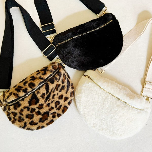 Butter Soft Furly Sling Bag OS by Ellison and Young | Fleurcouture