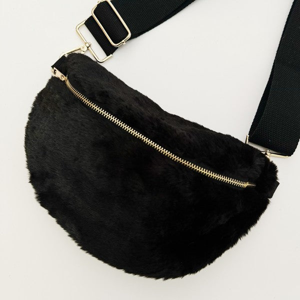 Butter Soft Furly Sling Bag OS by Ellison and Young | Fleurcouture