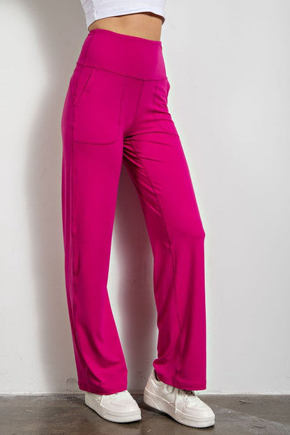 Butter Straight Leg Pants by Rae Mode | Fleurcouture