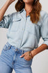 Button down shirt Light Blue S by Miss Sparkling | Fleurcouture