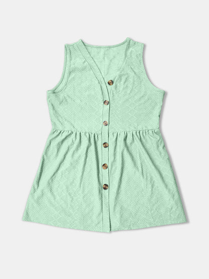 Button Up V-Neck Tank Women&