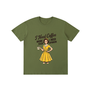 Ineedcoffeemore,funny,sarcastic,retro,1950s,tee,tshirt
