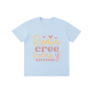 Piensacreesuena,latina,quotes,tee,tshirt