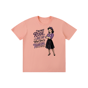 Imnotrude,imnotrudeijustsaywhatyourethinking,tee,tshirt,sarcastic,funny,retro,1950s