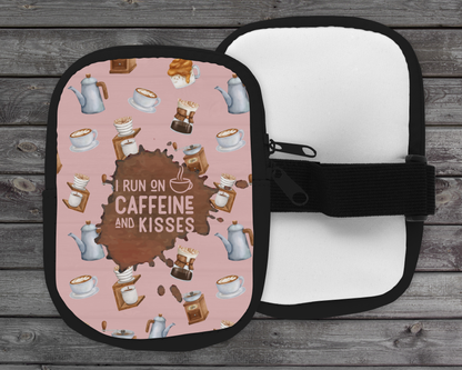 Caffiene And Kisses Zippered Pouch/Bag For 40oz Tumbler Tumbler by Tea-Shirt Shoppe | Fleurcouture