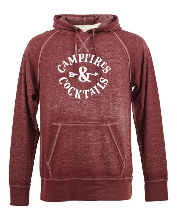 Campfires and Cocktails Vintage Hoodie by Ocean and 7th | Fleurcouture