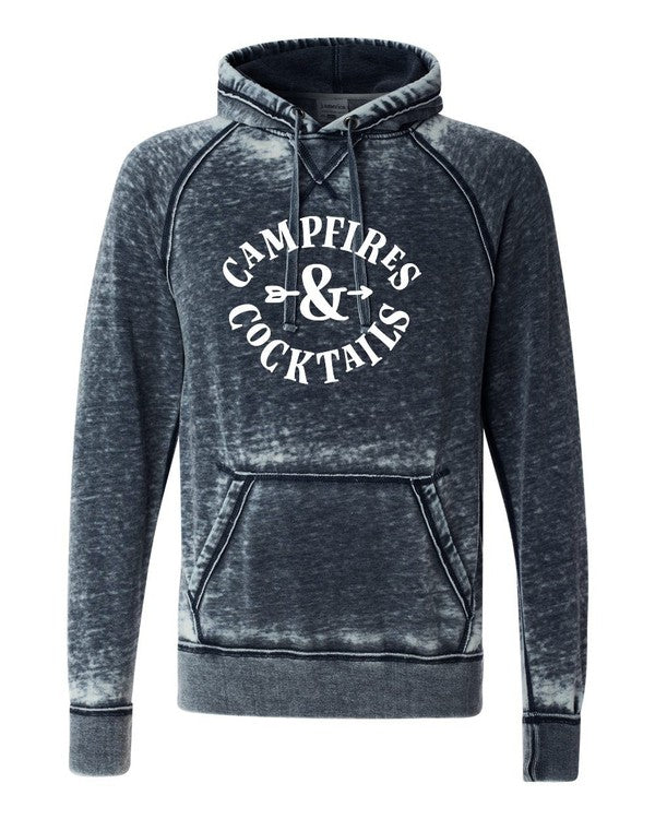 Campfires and Cocktails Vintage Hoodie by Ocean and 7th | Fleurcouture