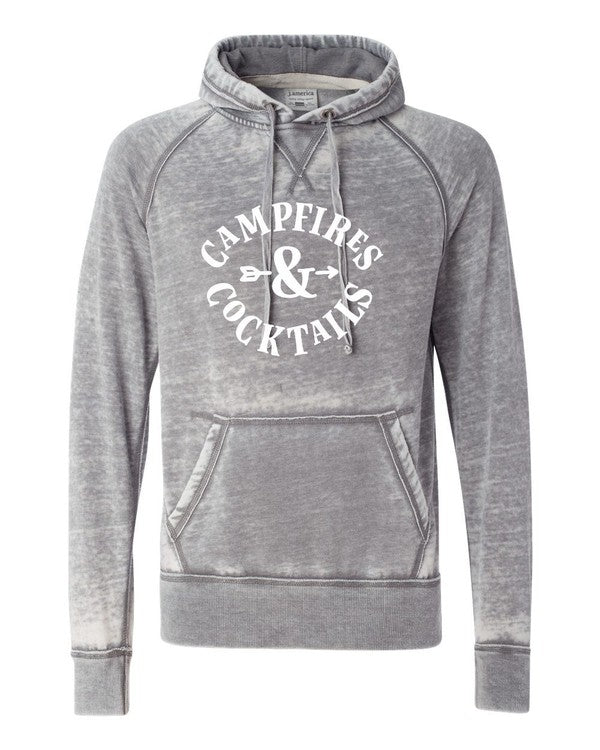 Campfires and Cocktails Vintage Hoodie by Ocean and 7th | Fleurcouture