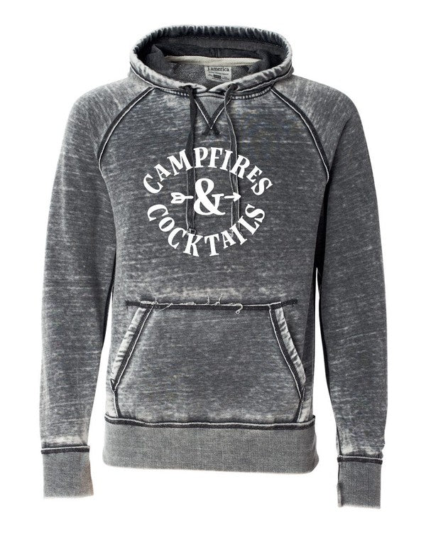 Campfires and Cocktails Vintage Hoodie by Ocean and 7th | Fleurcouture