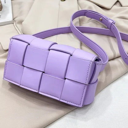 Candy Cube Woven Sling Bag Lavender OS by Ellison and Young | Fleurcouture