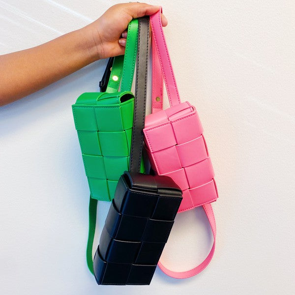 Candy Cube Woven Sling Bag OS by Ellison and Young | Fleurcouture