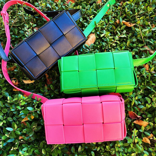 Candy Cube Woven Sling Bag OS by Ellison and Young | Fleurcouture