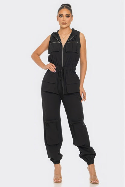 Cargo Jumpsuit by Fleurcouture | Fleurcouture