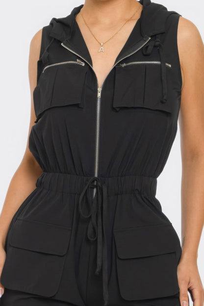 Cargo Jumpsuit by Fleurcouture | Fleurcouture