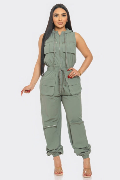 Cargo Jumpsuit Jumpsuits by Fleurcouture | Fleurcouture