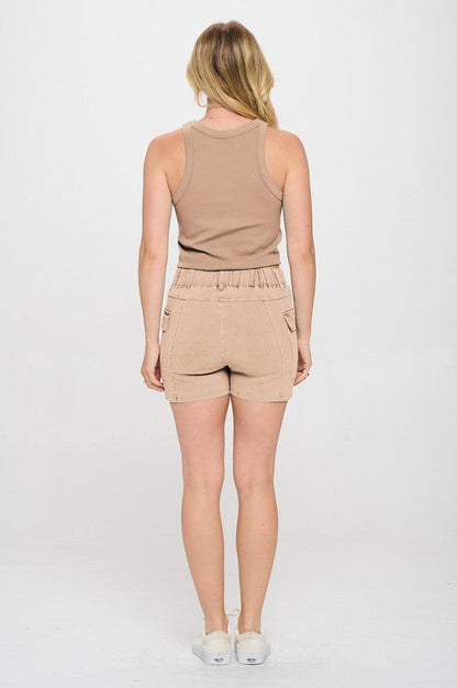 CARGO TWILL SHORTS WASH COLOR by OTOS Active | Fleurcouture