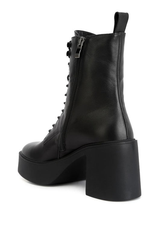 Carmac High Ankle Platform Boots by Rag Company | Fleurcouture