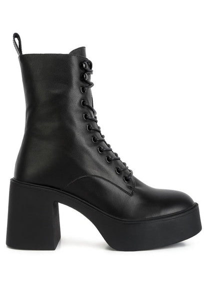 Carmac High Ankle Platform Boots by Rag Company | Fleurcouture