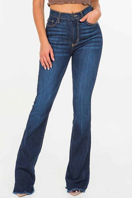 Casey Boot Cut dark wash 3 by GJG Denim | Fleurcouture