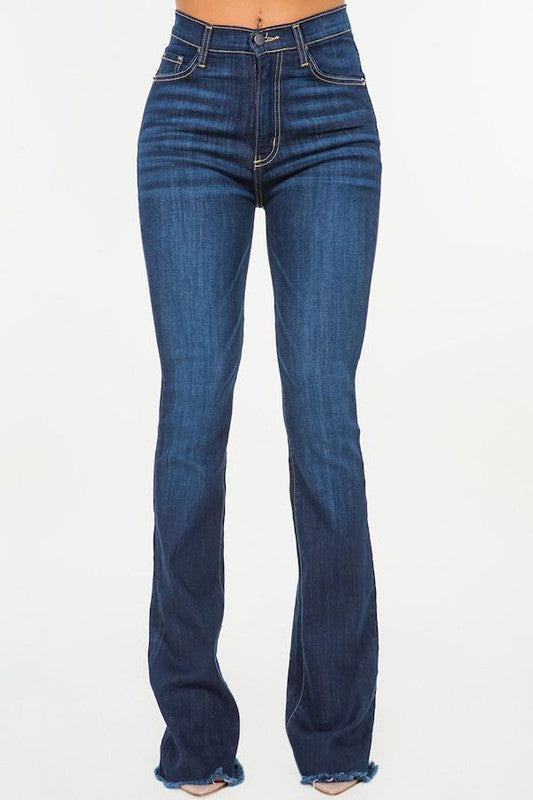 Casey Boot Cut dark wash by GJG Denim | Fleurcouture