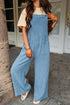 Casual jumpsuit Blue S by Miss Sparkling | Fleurcouture