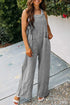 Casual jumpsuit grey S by Miss Sparkling | Fleurcouture