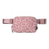 CC Leopard Pattern Belt Bag Fanny Pack Rose OS by Truly Contagious | Fleurcouture