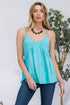 Celeste Full Size V-Neck Backless Cami Mint S Tops by Trendsi | Fleurcouture