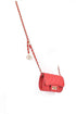 Chain Accent Crossbody Bag Red O/S by Artini Accessories | Fleurcouture