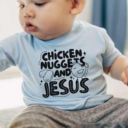 Chicken Nuggest And Jesus Infant Bodysuit Baby &amp; Toddler Clothing by Tea Shirt Shoppe | Fleurcouture