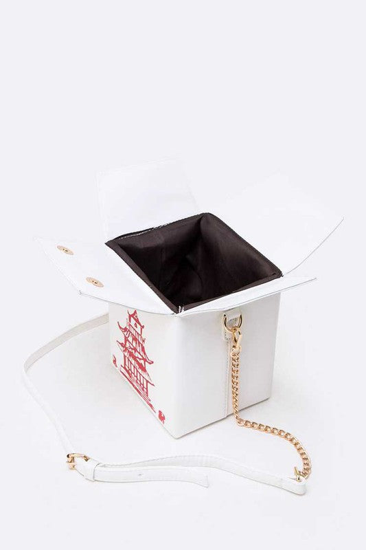 Chinese Take Out Box Fashion Clutch- O/S by Artini Accessories | Fleurcouture