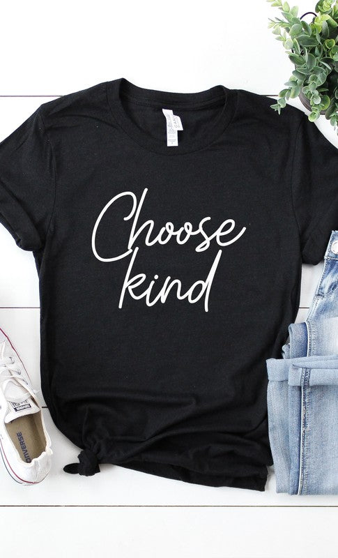 Choose Kind graphic tee PLUS Black XXL by Kissed Apparel | Fleurcouture