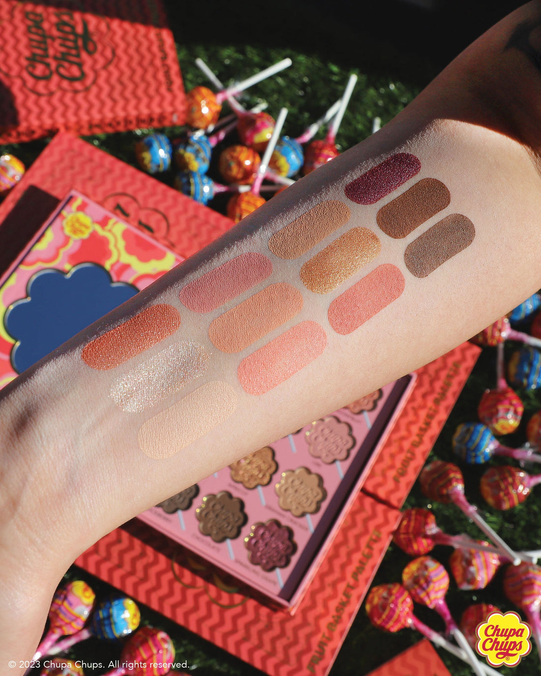 Chupa Chups Fruit Basket 12 Color Palette Eyeshadow Palette by Rude Cosmetics | Fleurcouture