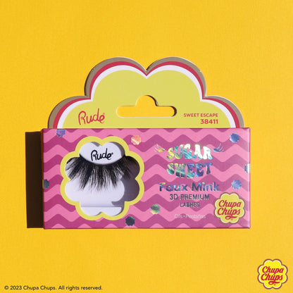 Chupa Chups Sugar Sweet Faux Mink Lashes False Eyelashes by Rude Cosmetics | Fleurcouture