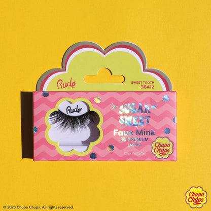 Chupa Chups Sugar Sweet Faux Mink Lashes False Eyelashes by Rude Cosmetics | Fleurcouture