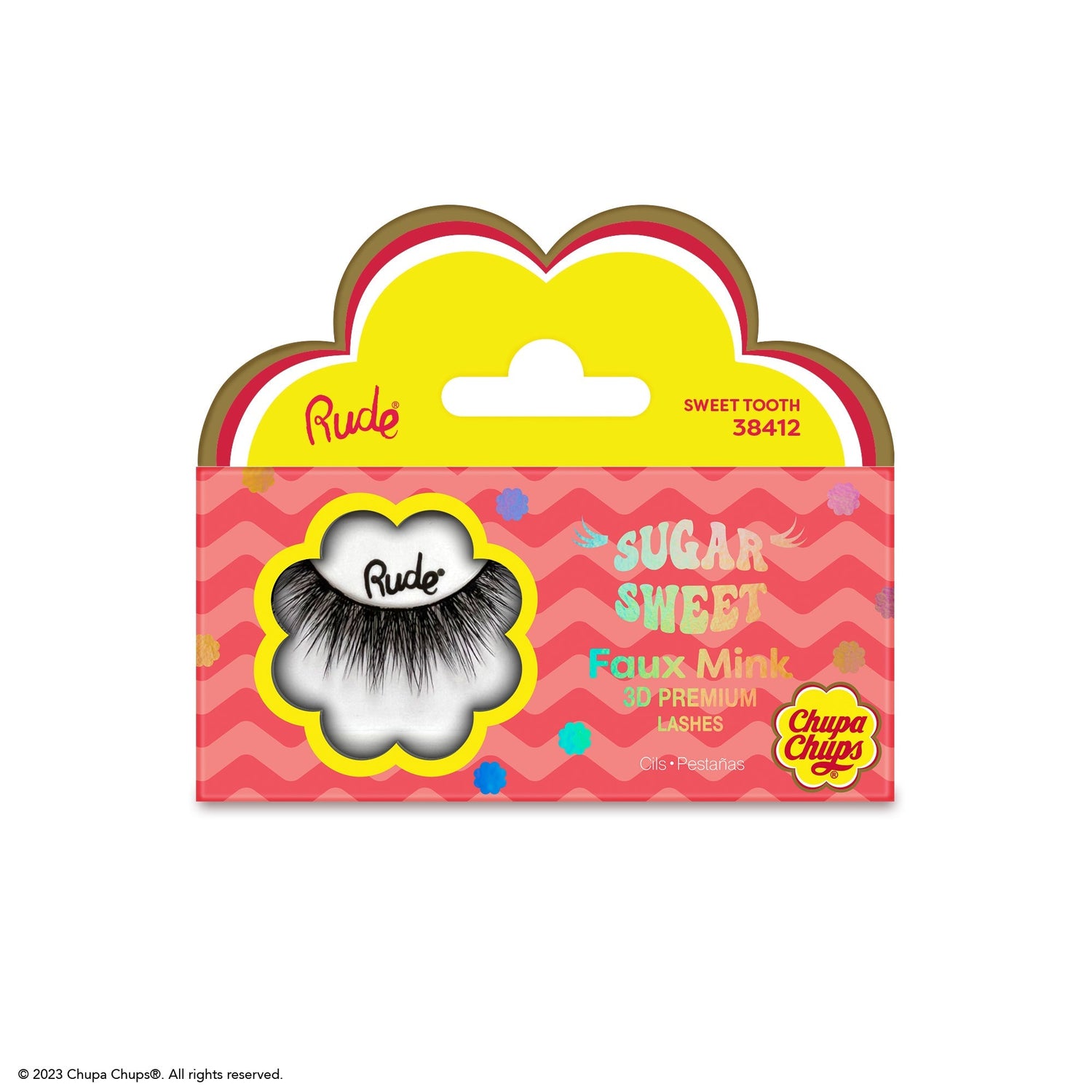 Chupa Chups Sugar Sweet Faux Mink Lashes False Eyelashes by Rude Cosmetics | Fleurcouture