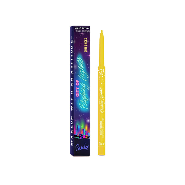 City of Flashing Lights Micro Retractable Liner Cute Chicks Eyes by Rude Cosmetics | Fleurcouture