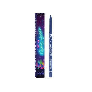 City of Flashing Lights Micro Retractable Liner Wavy Navy Eyes by Rude Cosmetics | Fleurcouture