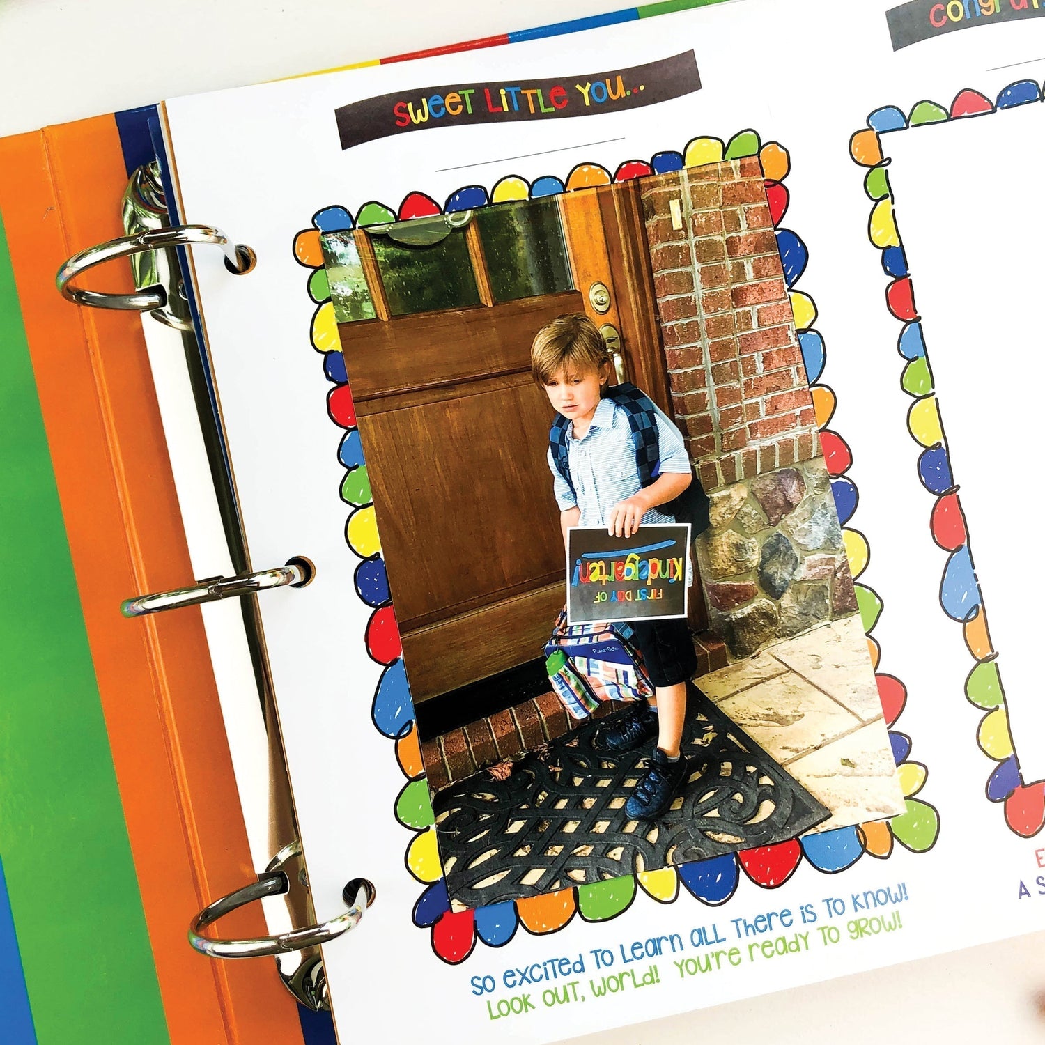 NEW! Mom Must-Have School Keepsake Kit | Class Keeper® + Photo Prop Deck + School Stickers