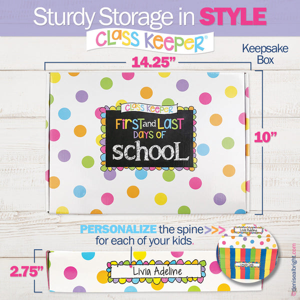 Class Keeper® Easiest School Days Memory Book | (2) Styles Binder by Denise Albright® | Fleurcouture