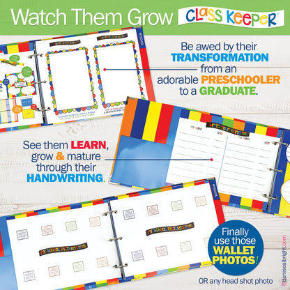 Class Keeper® Easiest School Days Memory Book | (2) Styles Binder by Denise Albright® | Fleurcouture