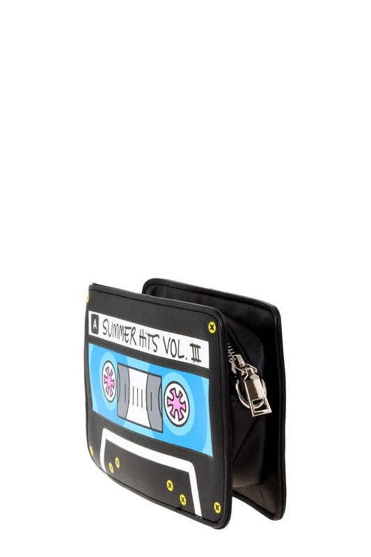 Classic Cassette Tape Bag OS by ICCO ACCESSORIES | Fleurcouture