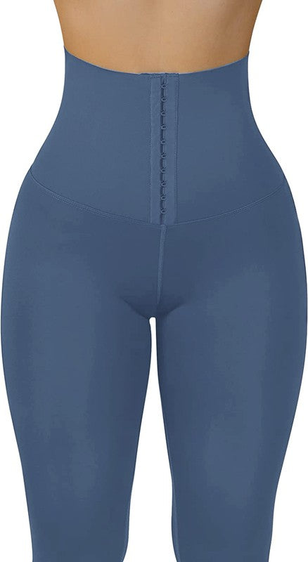 Corset leggings Soft Body Shaper Blue Grey S by OTOS Active | Fleurcouture