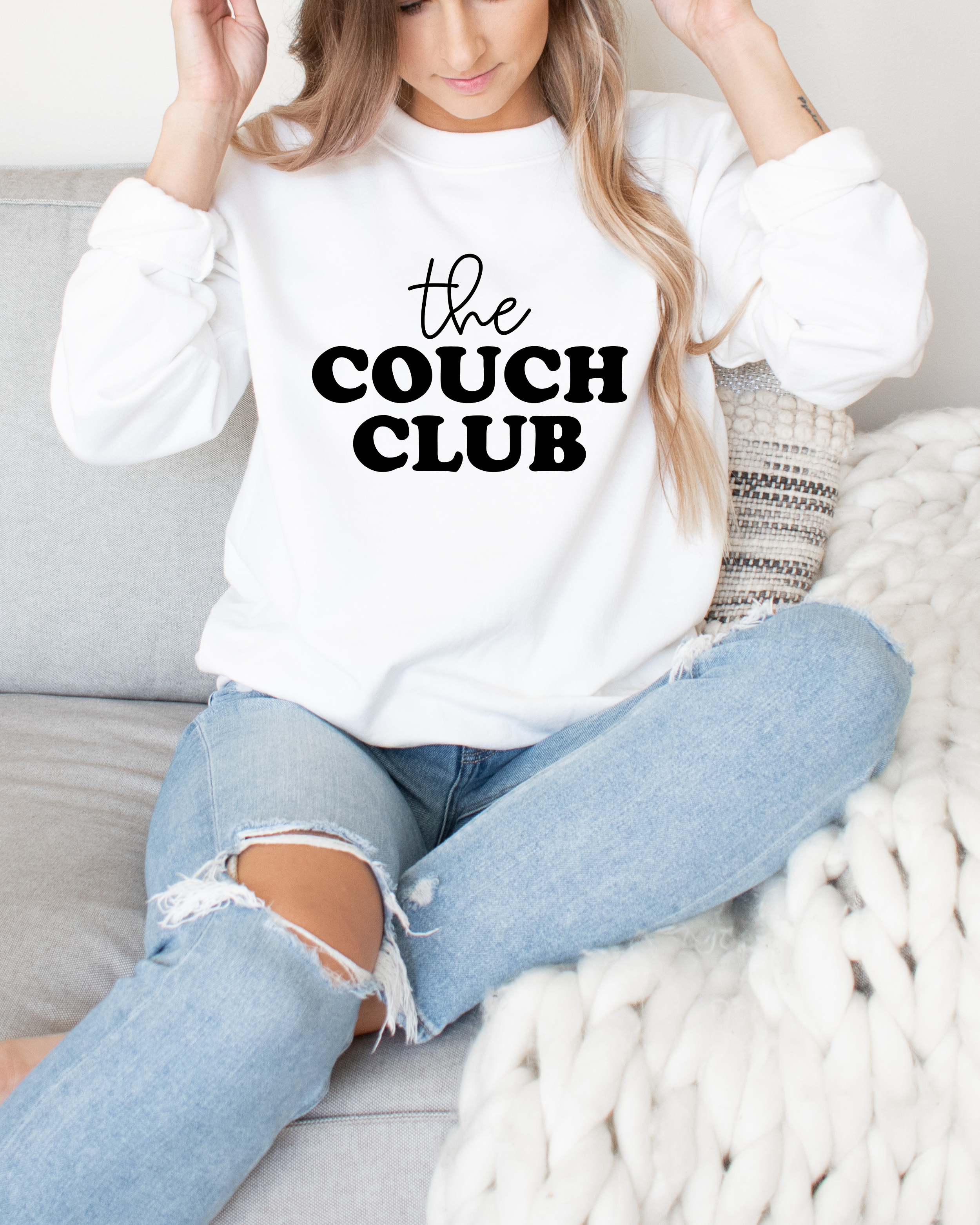 COUCH CLUB SWEATSHIRT by LL | Fleurcouture