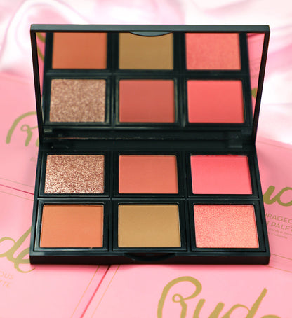 Courageous Blush Palette Face Palettes by Rude Cosmetics | Fleurcouture