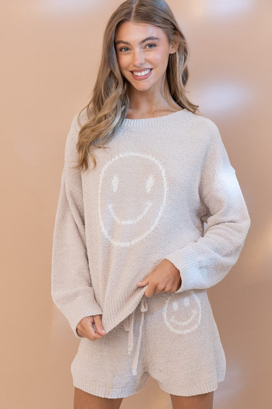 Cozy Soft Top with Shorts Set by Blue B | Fleurcouture